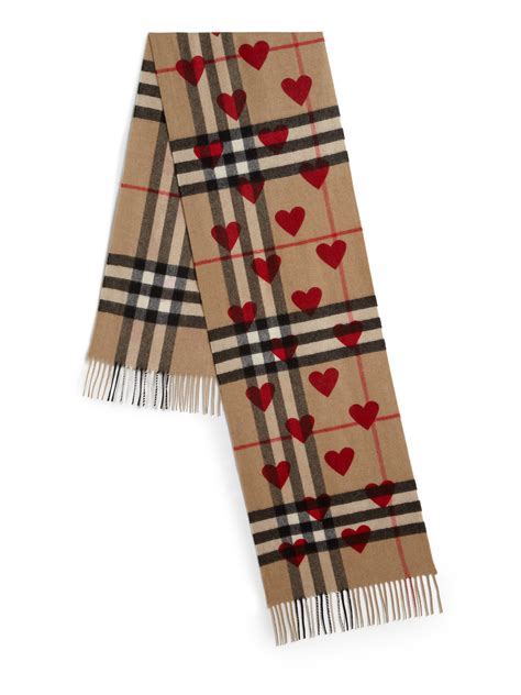 heart scarf burberry|genuine burberry scarf.